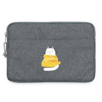 Tagliatelle Cat - Sacoche pour ordinateur portable 13 pouces - gris chiné - Devant