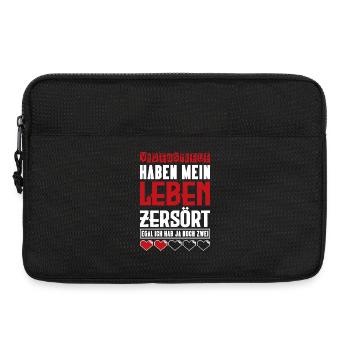Videospiele haben mein Leben zerstört Gamer - Laptoptasche 13" - Schwarz - Vorne