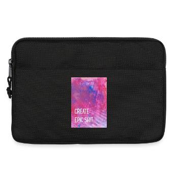 Create epic shit. - Laptoptasche 13" - Schwarz - Vorne