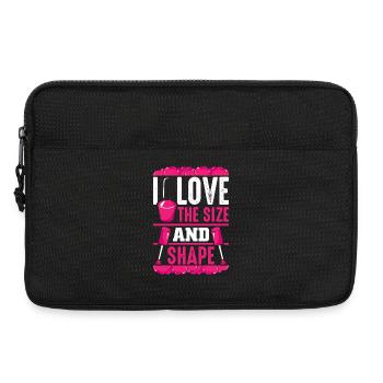 Nageldesigner Nageldesignerin Kosmetik Nagelstudio - Laptoptasche 13" - Schwarz - Vorne