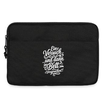 Ein Versuch dann ins Bett Versprochen Gamer - Laptoptasche 13" - Schwarz - Vorne