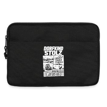 Dorfkind Lifestyle Humor Landleben - Laptoptasche 13" - Schwarz - Vorne