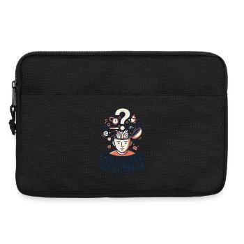 Professional Overthinker - Laptop bag 13" - black - Front