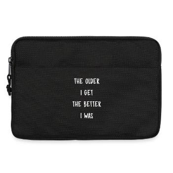 Je Älter, Desto Besser War Ich - Laptoptasche 13" - Schwarz - Vorne