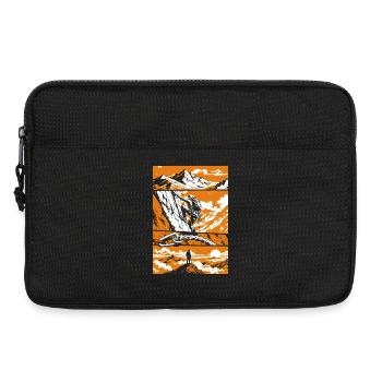 Summit Victory Mountain Art - Laptoptasche 13" - Schwarz - Vorne
