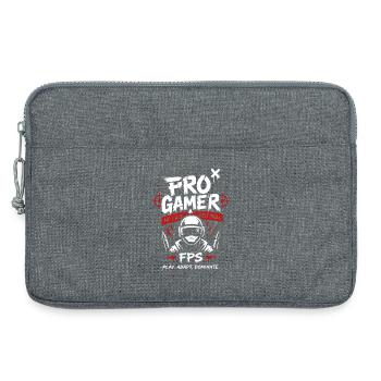 Pro Gamer One Shot Design - Laptoptasche 13" - Grau meliert - Vorne