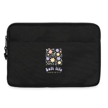 Pastel Flowers Soft Life - Laptop bag 13" - black - Front