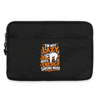 I'm Not Lazy Energy Saving Mode - Laptop bag 13" - black - Front