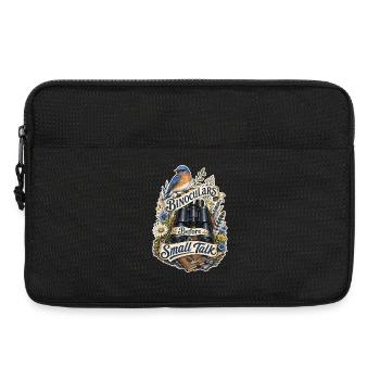 Binoculars Before Small Talk Clouds - Laptop bag 13" - black - Front