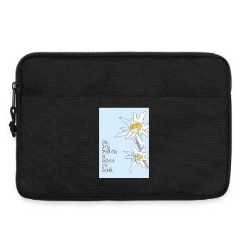 Edelweiß - Laptoptasche 13" - Schwarz - Vorne