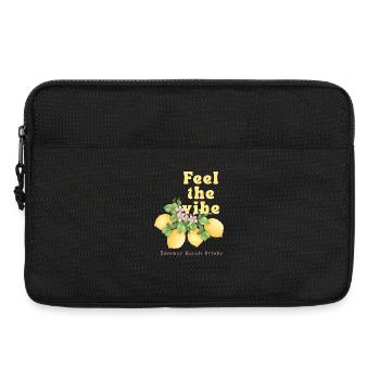 Feel the Vibe: Lemon Beach Drinks - Laptop bag 13" - black - Front