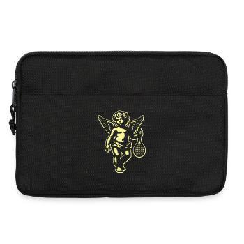 Tennis Design Shirt Angel Cherub Retro Renaissance - Laptop bag 13" - black - Front
