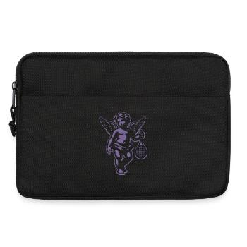 Tennis Fun Shirt Angel Cherub Retro Renaissance - Laptop bag 13" - black - Front