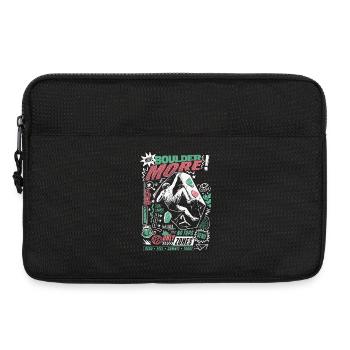 Climb Different Bouldering Motivation - Laptoptasche 13" - Schwarz - Vorne