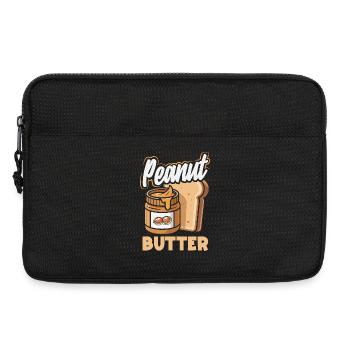 Look Partner Beurre de Cacahuète & Confiture Design - Sacoche pour ordinateur portable 13 pouces - noir - Devant
