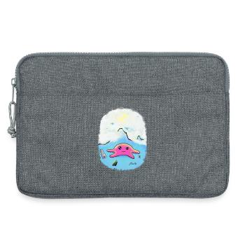 War-Squid - Laptop bag 13" - heather grey - Front