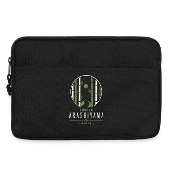 Arashiyama Bambusnacht Kyoto - Laptoptasche 13" - Schwarz - Vorne