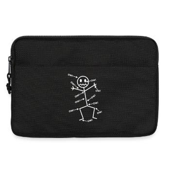 Ow Ow Ow Everything Hurts Humor - Laptoptasche 13" - Schwarz - Vorne