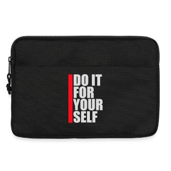 Do It For Yourself Inspirational Self Love Quote - Laptop bag 13" - black - Front