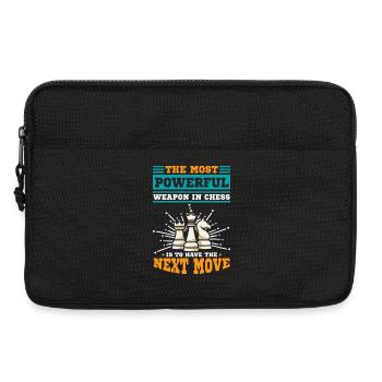 Chess Chess Player Chessboard - Laptop bag 13" - black - Front
