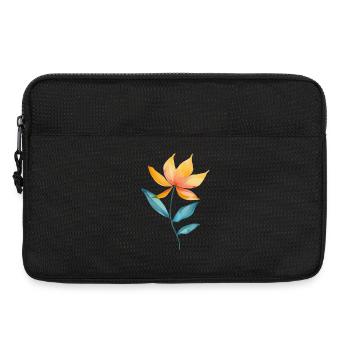 Wildblume Floral Blumen - Laptoptasche 13" - Schwarz - Vorne