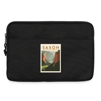 Suisse saxonne | Parc national vintage - Sacoche pour ordinateur portable 13 pouces - noir - Devant