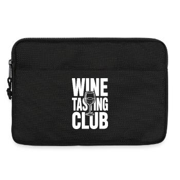 Wine Tasting Club - Laptop bag 13" - black - Front