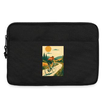The Ride — Golden Path - Laptop bag 13" - black - Front