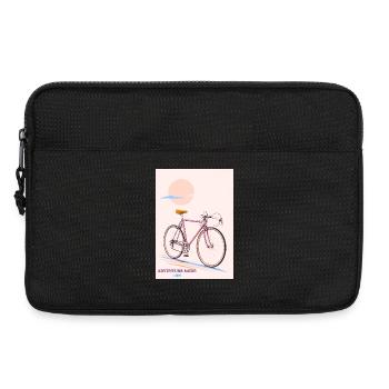 The Ride — Retro Cruiser/mode aventure/rose - Sacoche pour ordinateur portable 13 pouces - noir - Devant