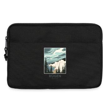 Rügen Baltic Sea | Vintage Travel Poster - Laptoptasche 13" - Schwarz - Vorne