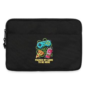 Ich habe mein Spiel für dich pausiert - Laptoptasche 13" - Schwarz - Vorne