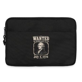 Gesucht wegen Hochverrats – Lustiger 4. Juli-Momen - Laptoptasche 13" - Schwarz - Vorne