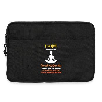 Zodiac sign Leo - Laptop bag 13" - black - Front