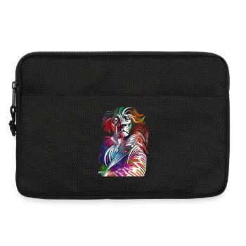La Symphonie des Couleurs du Lion - Sacoche pour ordinateur portable 13 pouces - noir - Devant