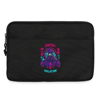 404 User Not Found Techwear Cyberpunk-Design - Laptoptasche 13" - Schwarz - Vorne
