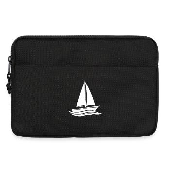 Voilier - Sacoche pour ordinateur portable 13 pouces - noir - Devant