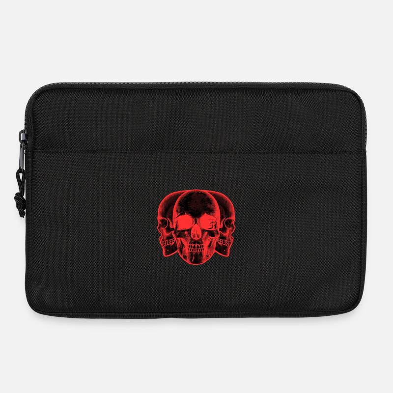 Red skulls - Laptoptasche 13" - Schwarz