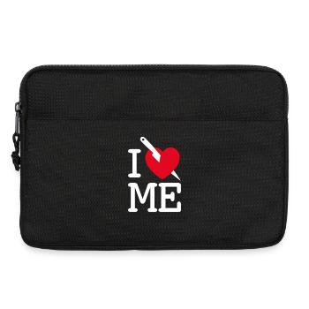 i love me II - Laptop bag 13" - black - Front