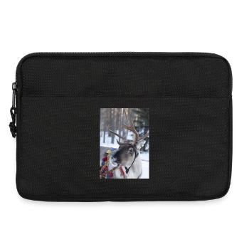 Rentier - Laptoptasche 13" - Schwarz - Vorne