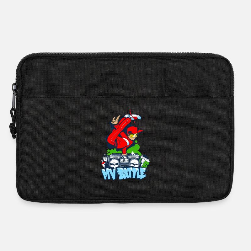 Breakdance B-Boy Streetdance Design Hip Hop Dance - Laptoptasche 13" - Schwarz