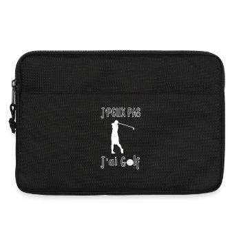 J'peux pas J'ai Golf - Sacoche pour ordinateur portable 13 pouces - noir - Devant