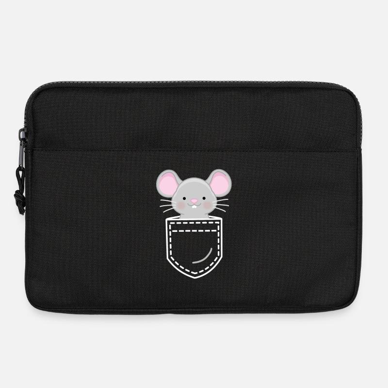 Maus Mäuse - Laptoptasche 13" - Schwarz