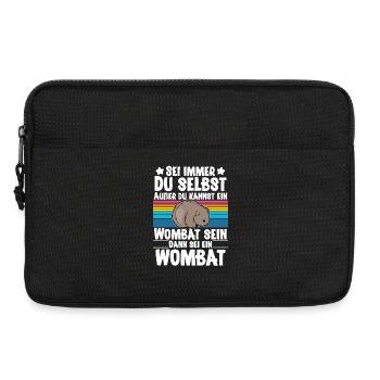 Wombat - Laptoptasche 13" - Schwarz - Vorne