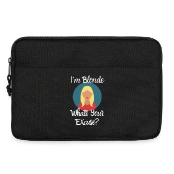 Blond hair - Laptop bag 13" - black - Front