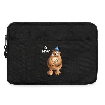 Soyez magicien magique Ours I magicien - Sacoche pour ordinateur portable 13 pouces - noir - Devant