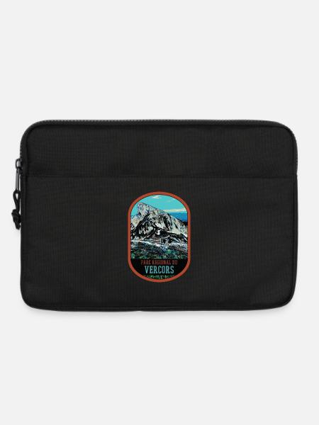Original illustration Vercors Regional Park - Laptop bag 13" - black