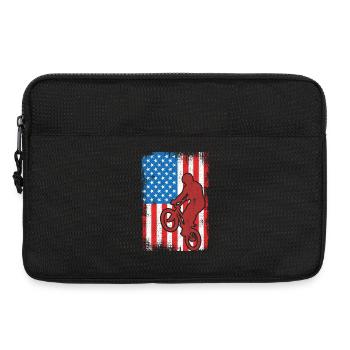 BMX États-Unis - Sacoche pour ordinateur portable 13 pouces - noir - Devant