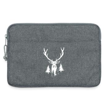Deer Outdoor Hiking Adventure - Laptop bag 13" - heather grey - Front