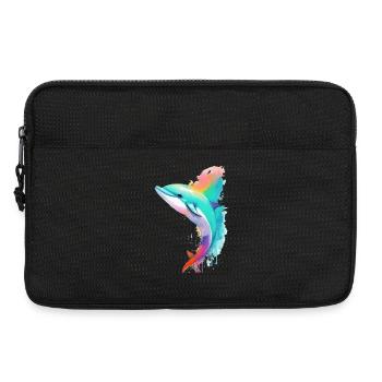 Delfin - Laptoptasche 13" - Schwarz - Vorne