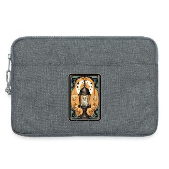 Ghost in a cage Tarot cage - Laptop bag 13" - heather grey - Front